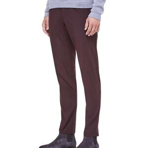 Lululemon ABC Pant Classic Black Plum Men's Sz 32 x 32 Excellent Used Condition